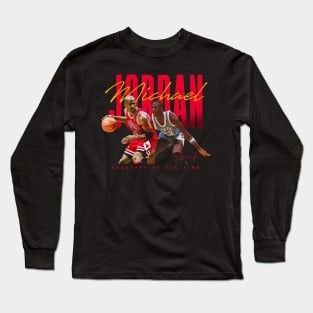 Michael Jordan The Goat Long Sleeve T-Shirt